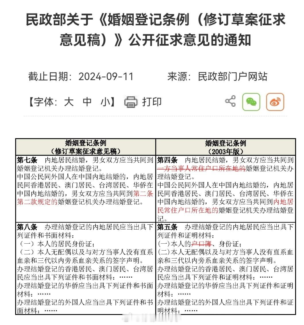 我一直不明白这几天结婚登记不需要户口本的事情怎么就成了打压女性 给女性出难题即使