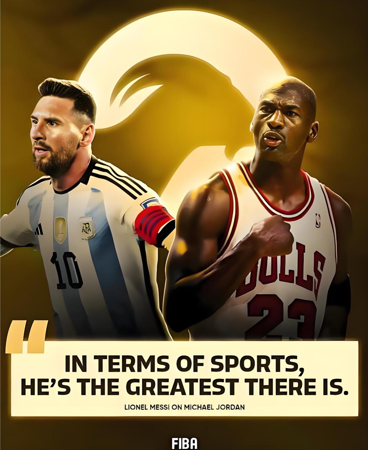 梅西相当于篮坛的乔丹，C罗接近詹姆斯！
这已经不是球迷群体的一种评价了，而是官方