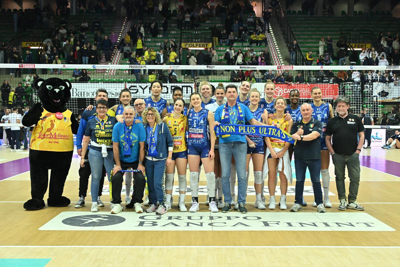 科内利亚诺常规赛第一，蒙维索降级[哈欠]

2025-2026女排意甲常规赛最后