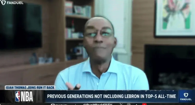 有些名宿没把詹姆斯排进前五？托马斯：胡扯，就是羡慕嫉妒！近日，NBA名宿伊赛亚-