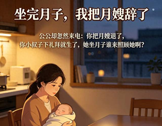 坐完月子，我把月嫂辞了，公公却忽然来电：