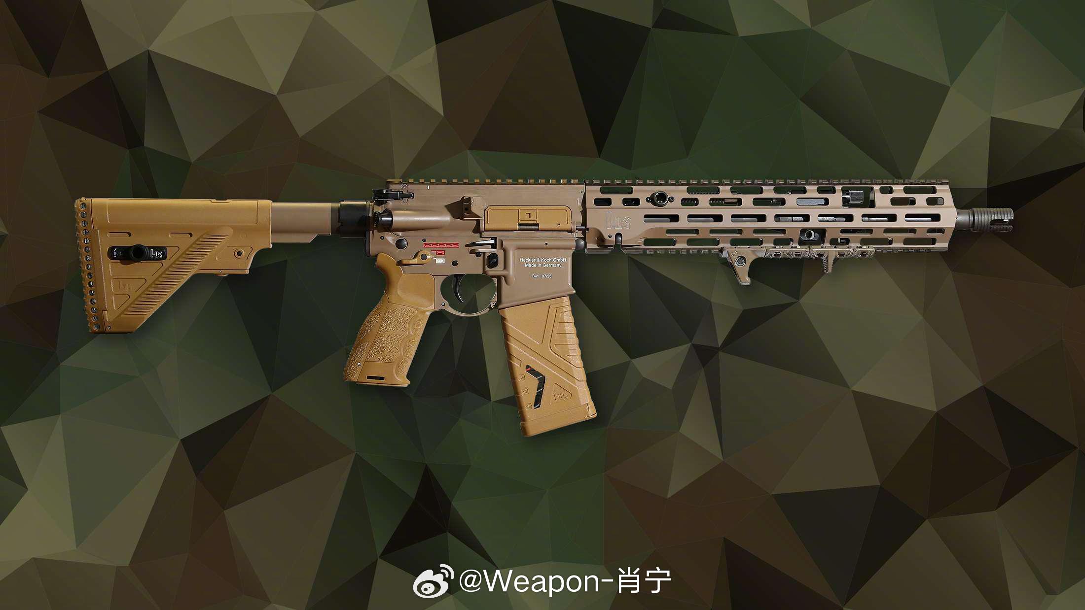 烽火问鼎计划 每天认识一件兵器 图为德国陆军新式制式步枪“G95A1”的最终配置