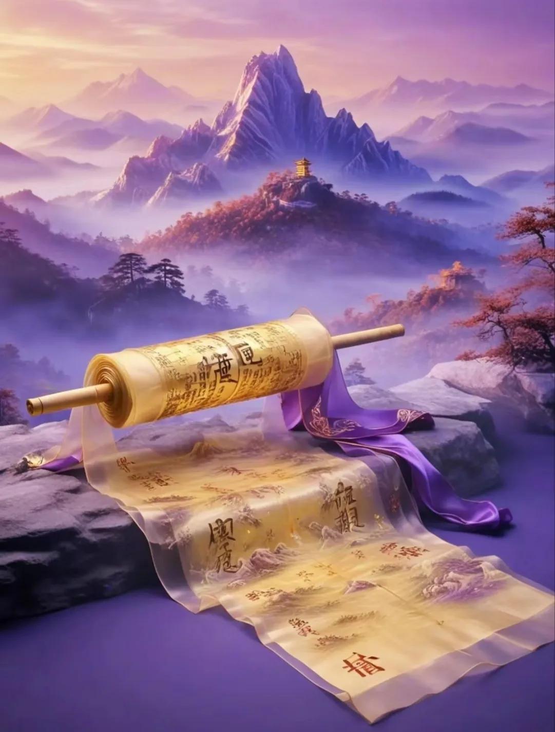 紫气东来！
凣凣尜尜，
山水万程，
皆要好运！