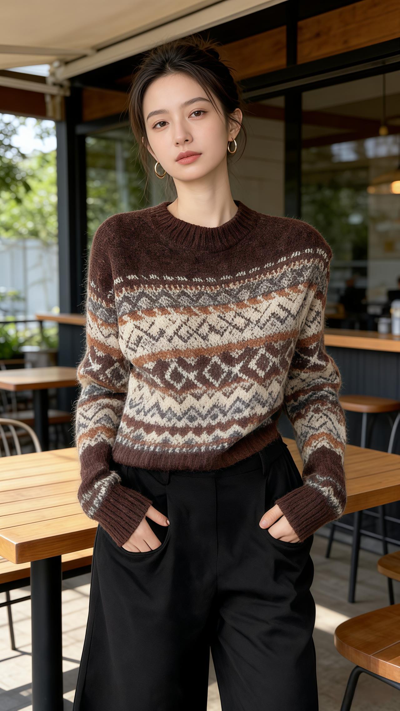 穿搭 精致穿搭 慵懒风穿搭 毛衣穿搭 毛衣