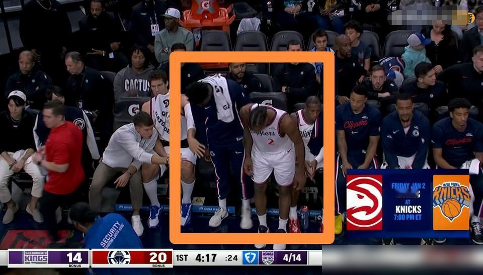 快船小将科比-布朗真是太懂事了！在今天快船主场迎战国王的比赛中，当时比赛进行到了