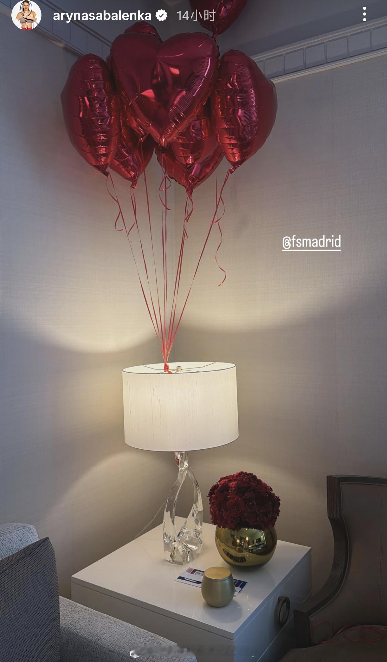 萨巴伦卡家到处都是爱❤️萨巴伦卡网球