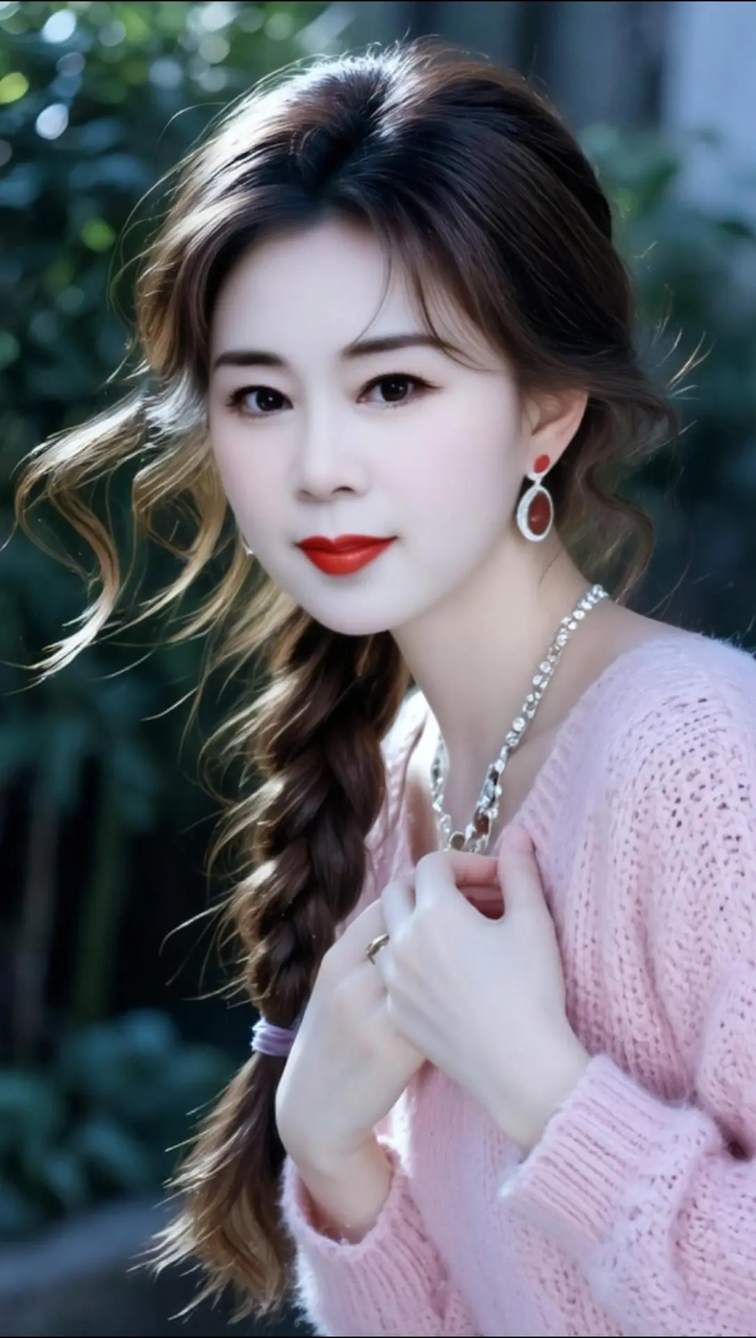 AI逆光少女照 随变ai随便玩