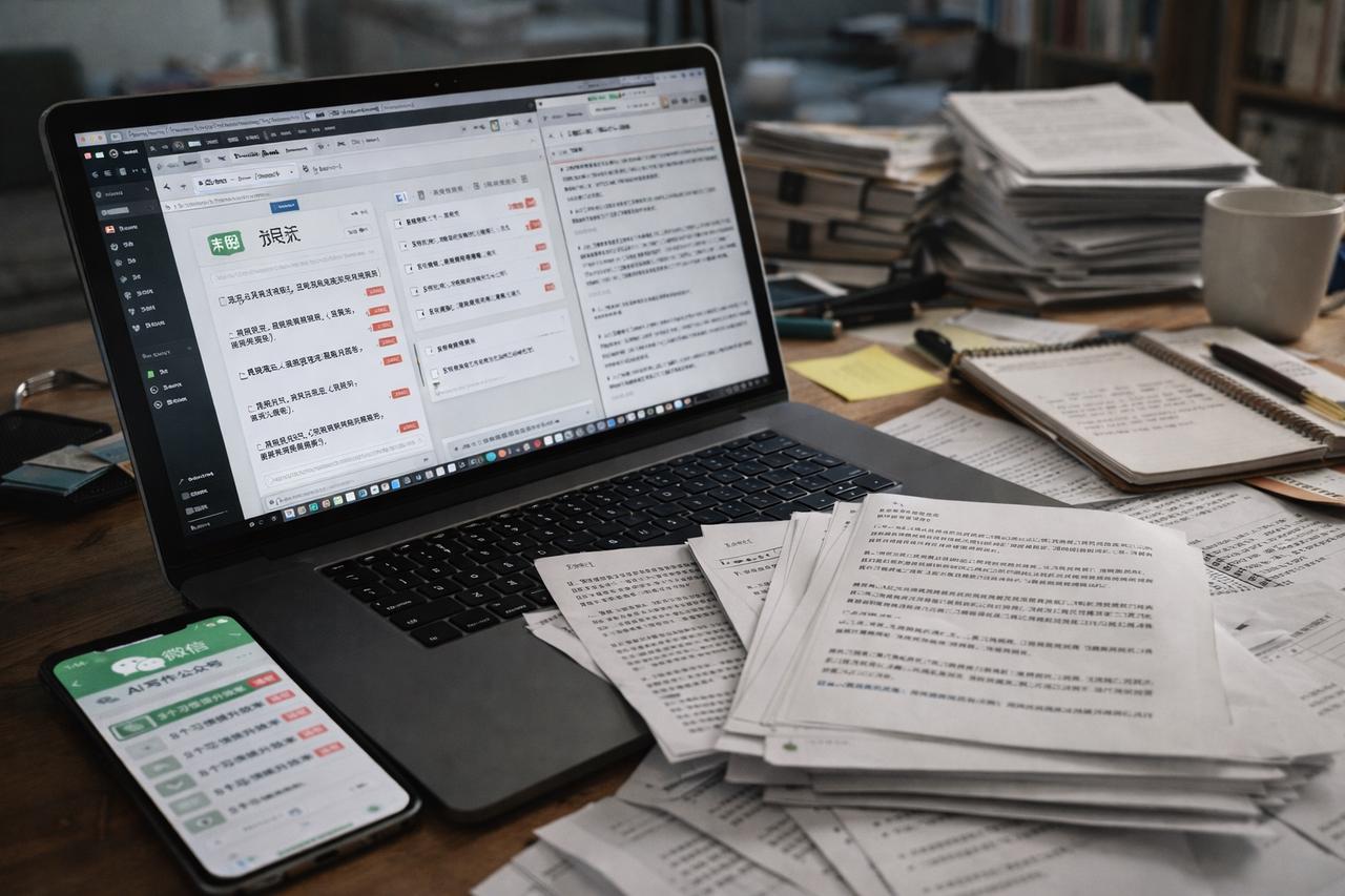 微信处罚夫妻用 AI 写公众号。

很多人会把这条理解成：
平台开始打 AI 写