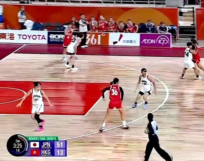 真是太丢人了！

亚运会女篮小组赛中国香港女篮37:114狂输东道主日本女篮77