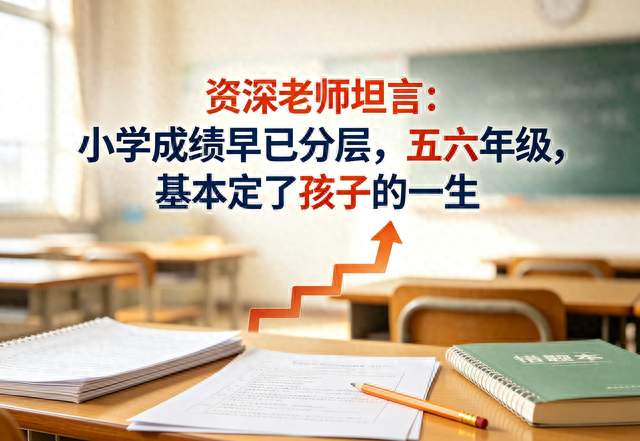 资深老师坦言：小学成绩早已分层，五六年级，基本定了孩子的一生
