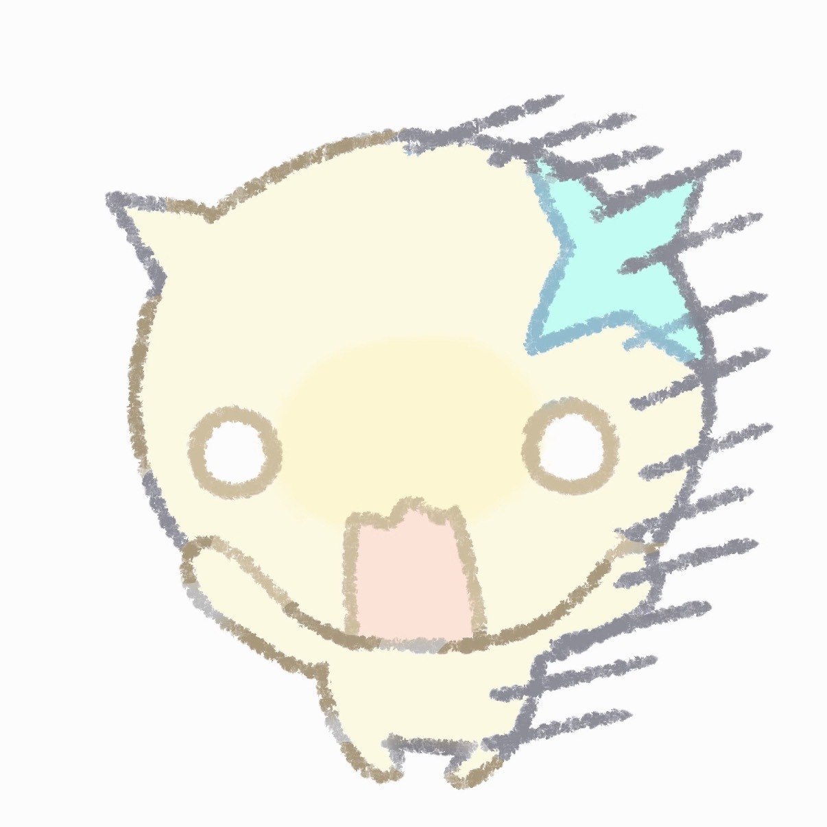 星星猫｜可爱漫头｜表情包 