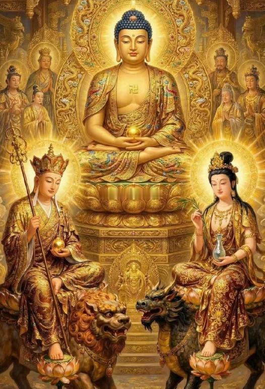 遇到西方三大菩萨一定许愿，真的很灵的 