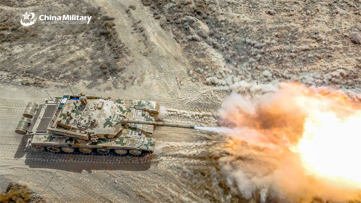 烽火问鼎计划每天认识一件兵器 西部战区ZTZ-99主战坦克 