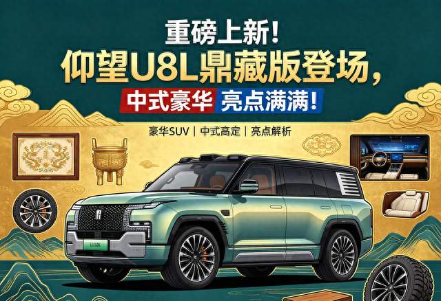 重磅上新！仰望U8L鼎藏版登场，中式豪华亮点满满！