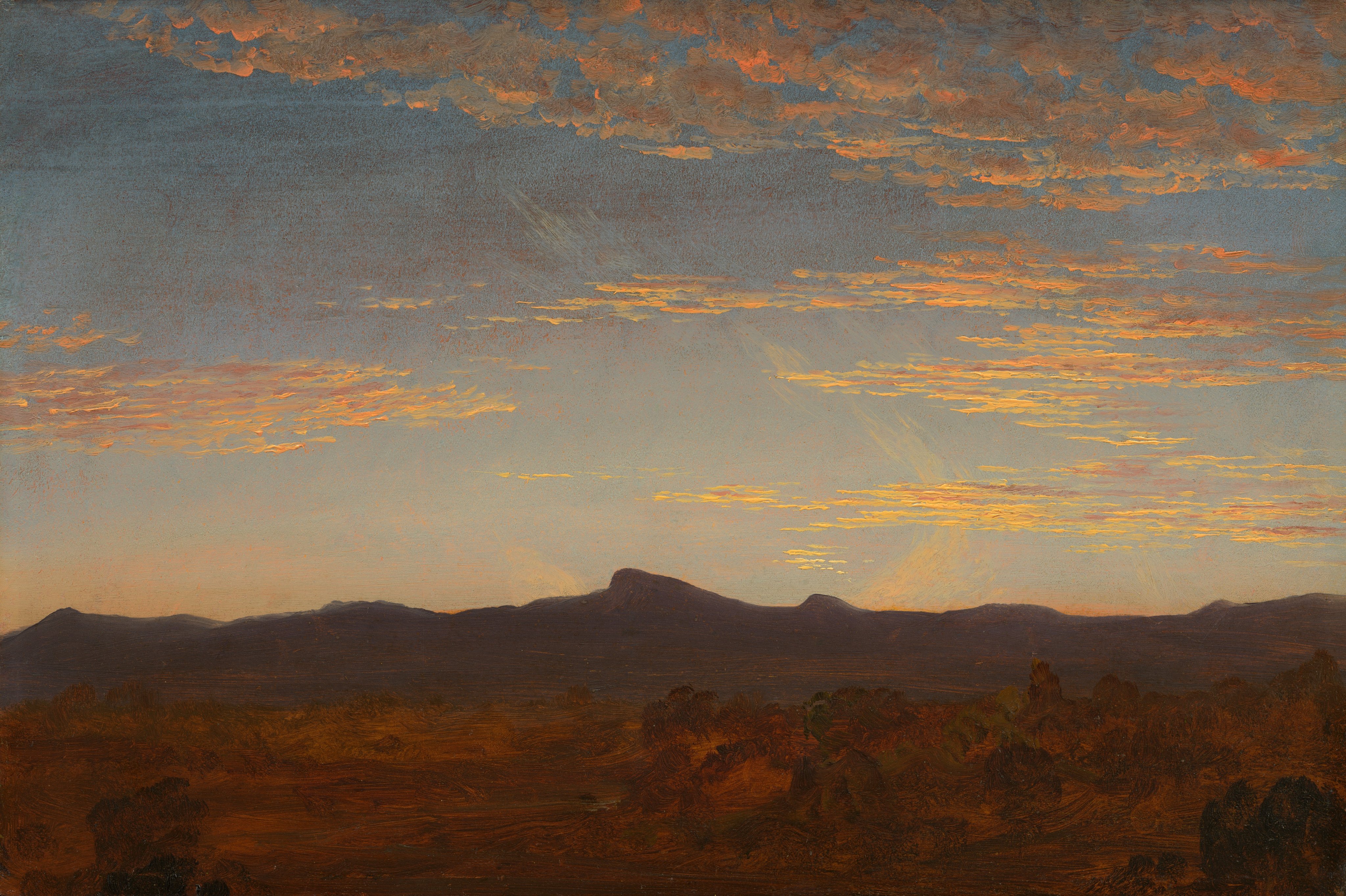 Thomas Cole（American，1801-1848）Study for