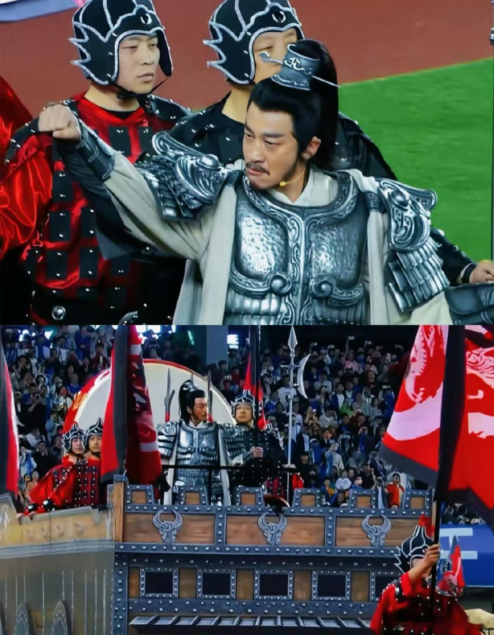 何润东霸王全妆今天何润东完美复刻霸王项羽，这么多年一点没变呀，这才是真正的将军 