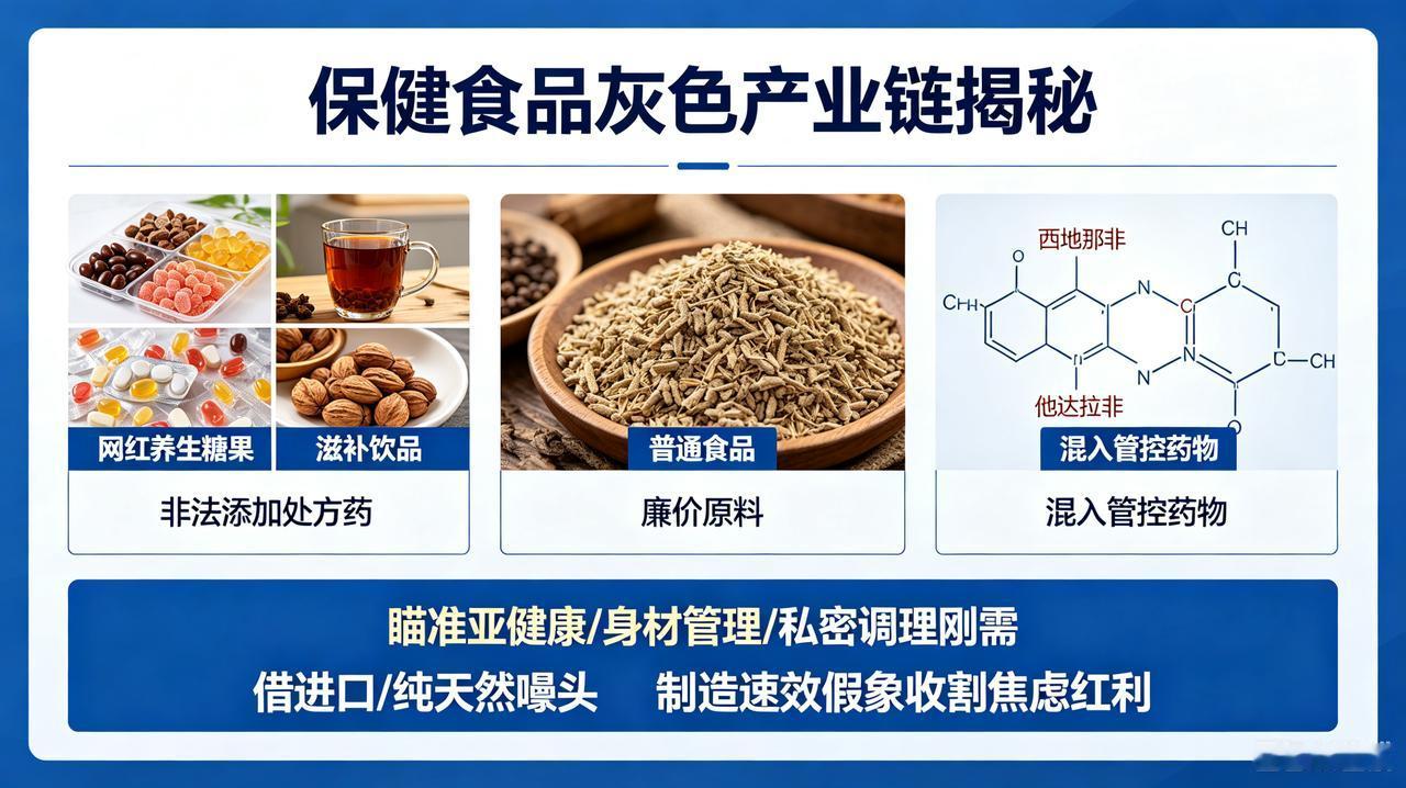 网红养生零食掺药乱象评
 
网红养生糖果、滋补饮品接连曝出非法添加处方药，悍马糖