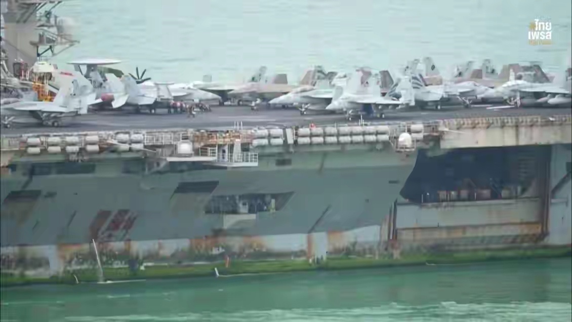 CVN-72 林肯号核动力航空母舰在泰国靠港 [并不简单] 看看出海部署272天