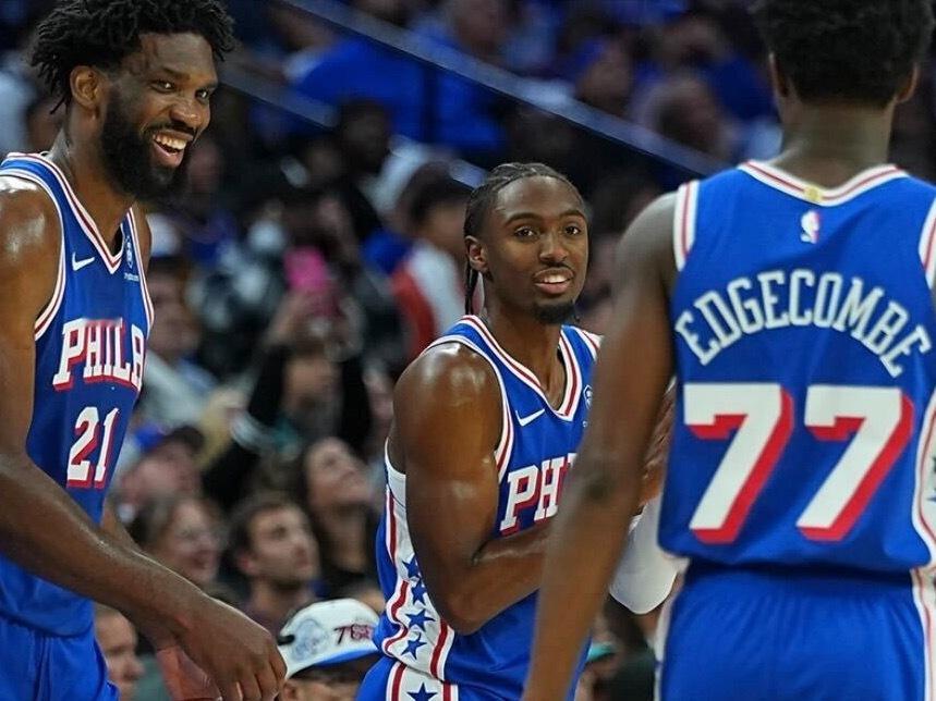 目前未尝败绩的球队：公牛（无怀特版）4-076人（无乔治版）4-0雷霆（无杰伦版