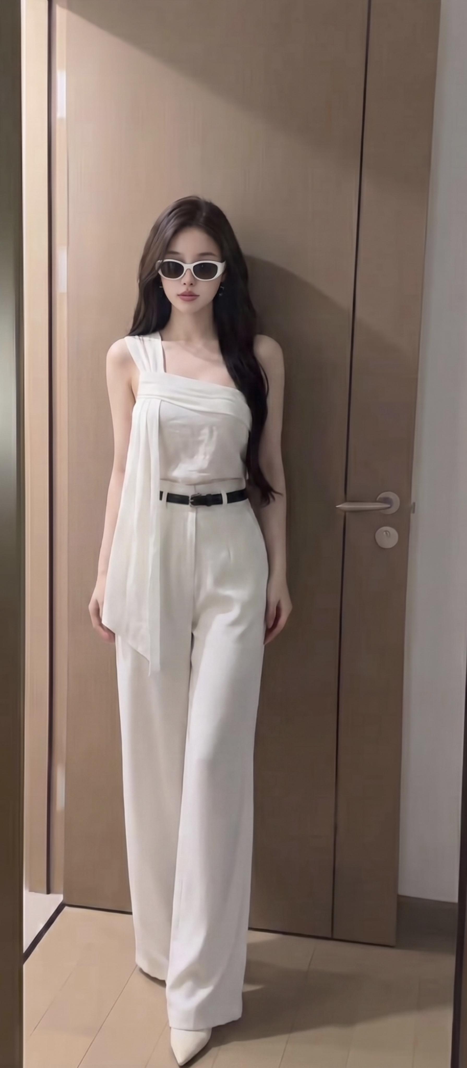 白色系穿搭 简约高级感穿搭 气质轻熟风 日常通勤穿搭 显瘦穿搭分享
