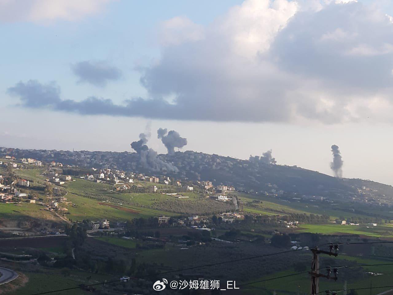 今天以色列军队猛烈轰炸了黎巴嫩南部希亚姆村，造成一名平民死亡，另一名平民受伤。死