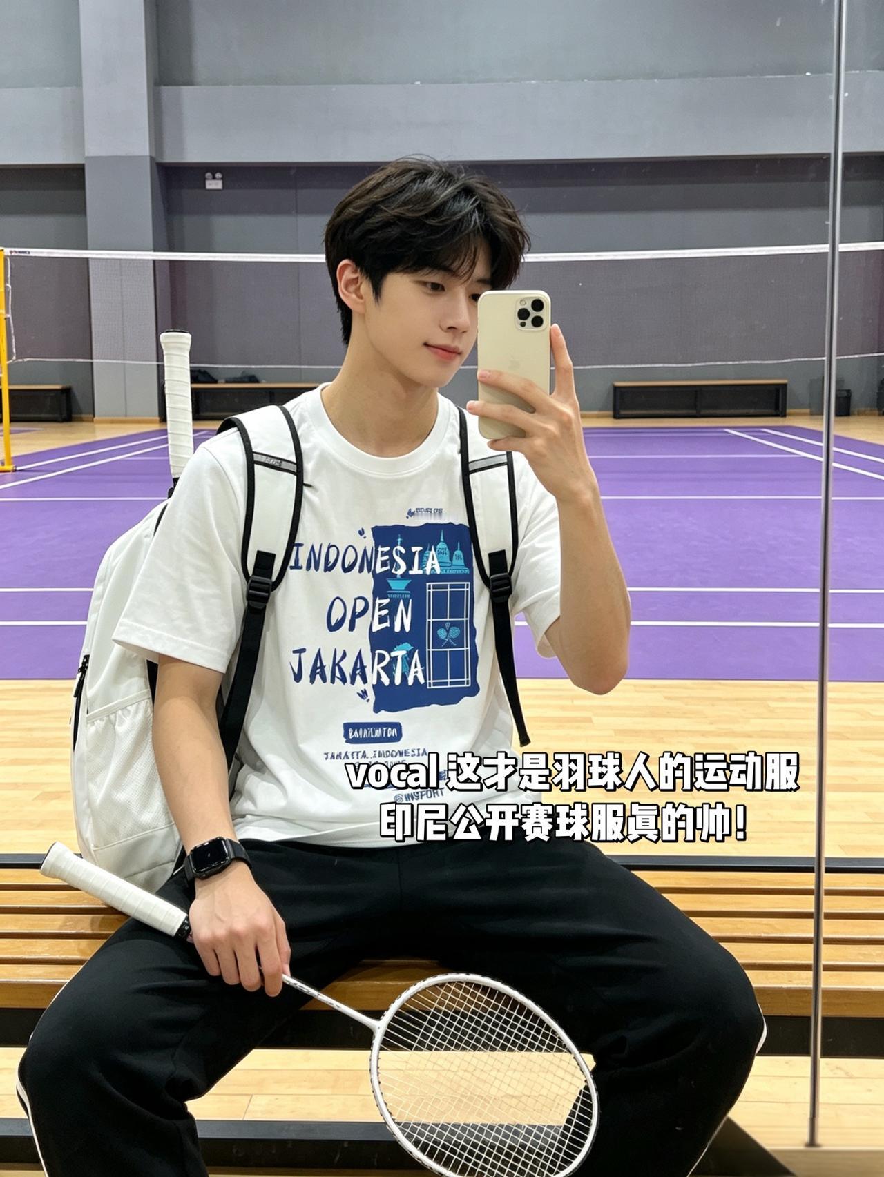 vocal 这才是羽球人的运动服
印尼公开赛球服真的帅！