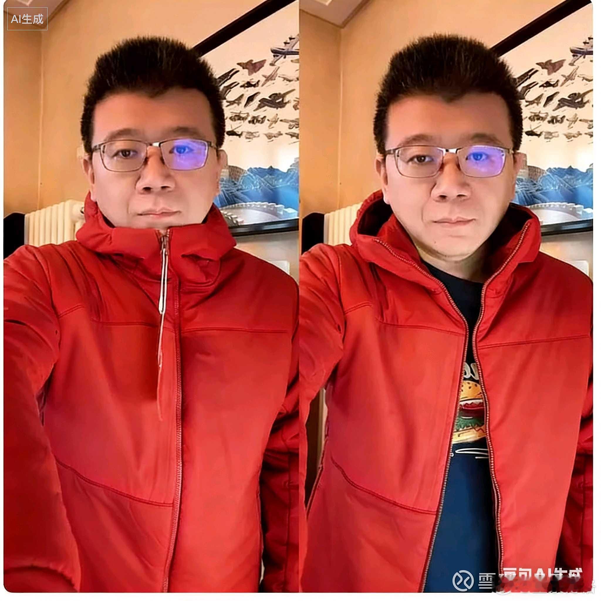 粉丝觉得我买绿色不吉利，给我P成红色了。看看今天市场会不会大涨了。基金港股a股