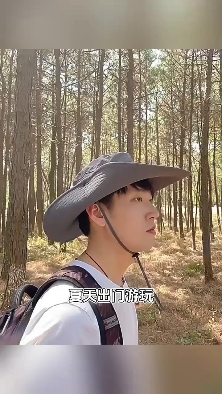 夏天出门游玩、钓鱼怎么能少的了男士防晒帽？我们家这款男士防晒帽是加宽加深的宽大帽