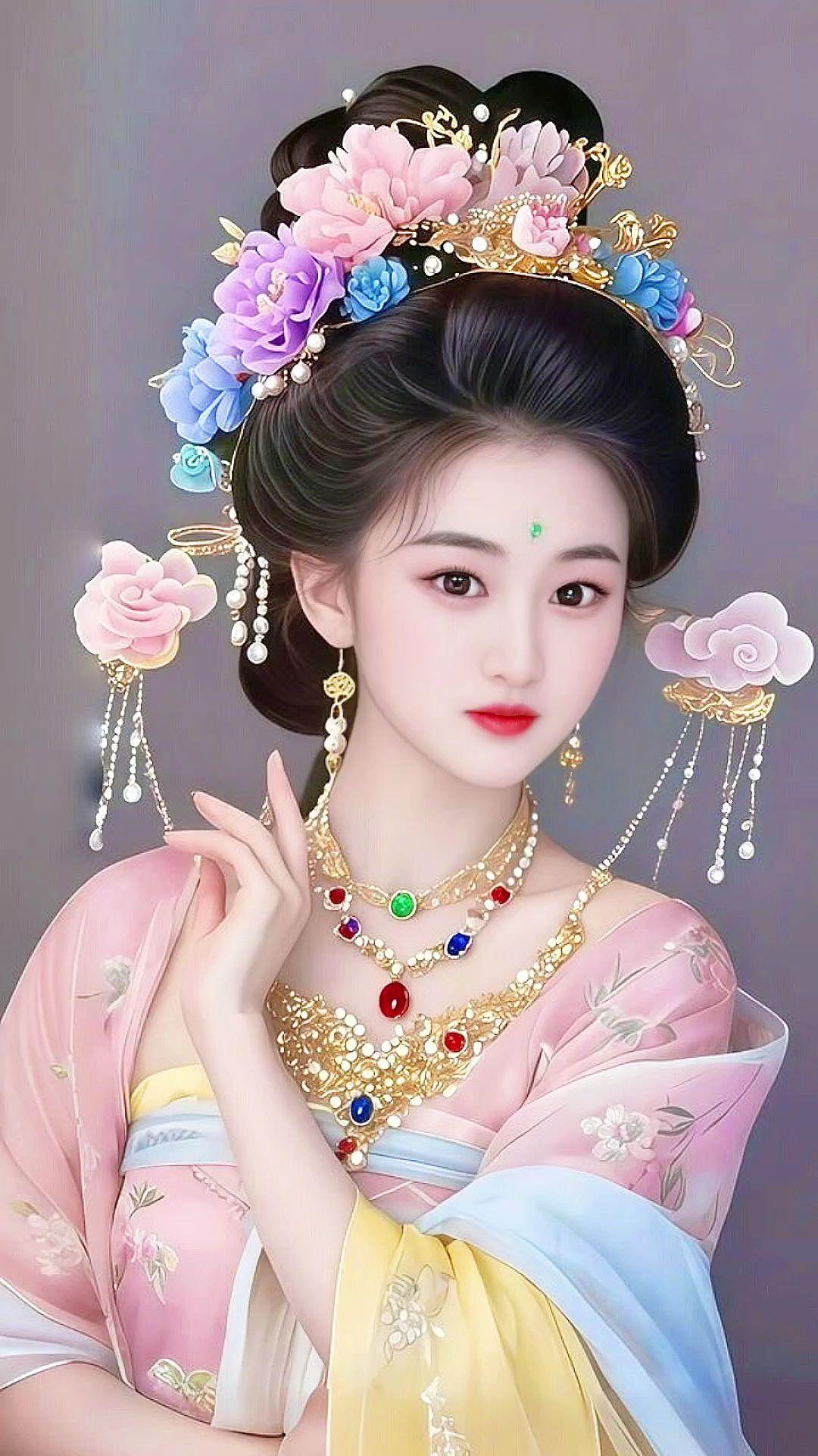 古风妆容有多美 花神妆原来这么美 古风妆造里的东方韵 古风妆容 一秒变古装美人