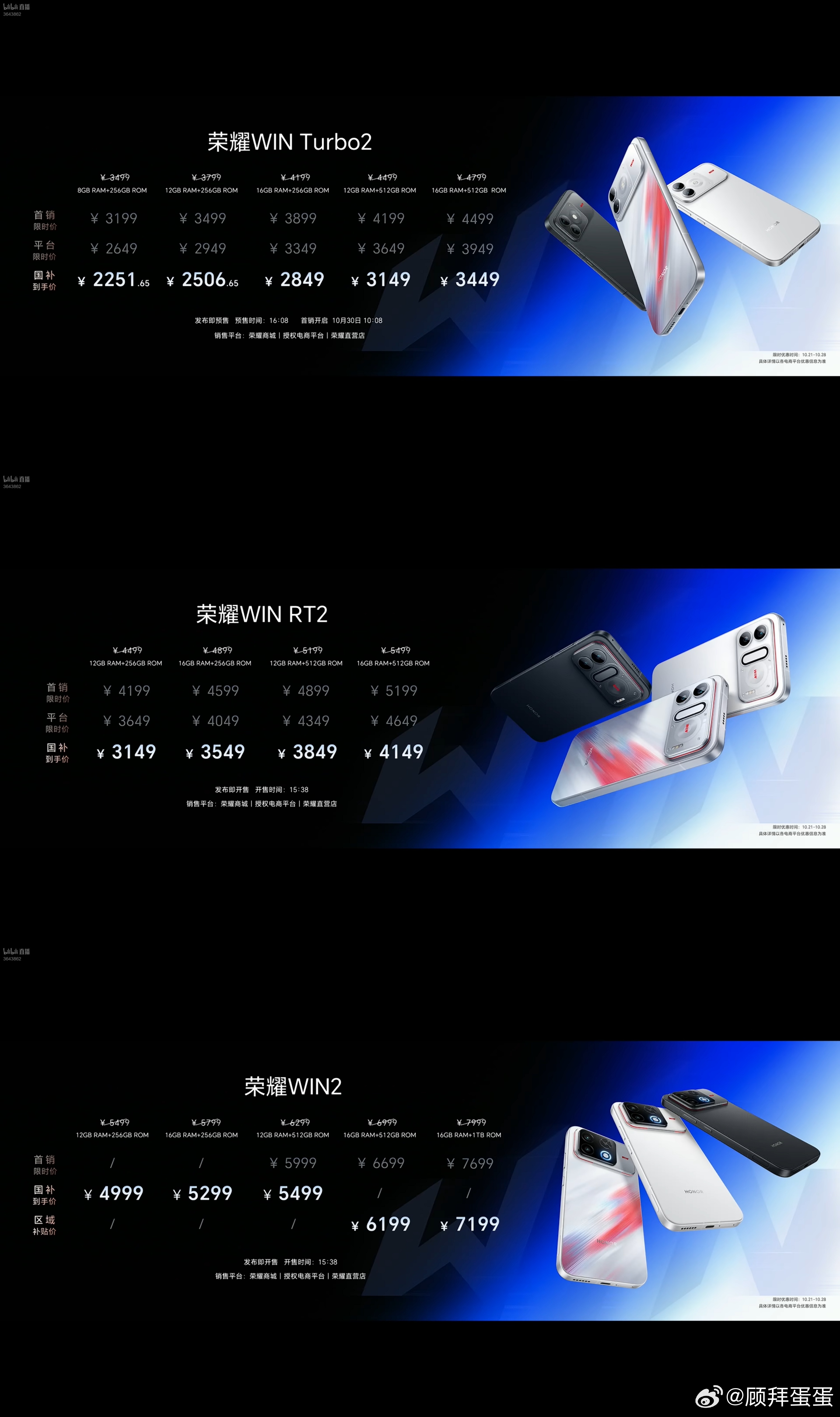 刚忙完，看到荣耀WIN2系列价格出来了荣耀 WIN Turbo2 国补后 225