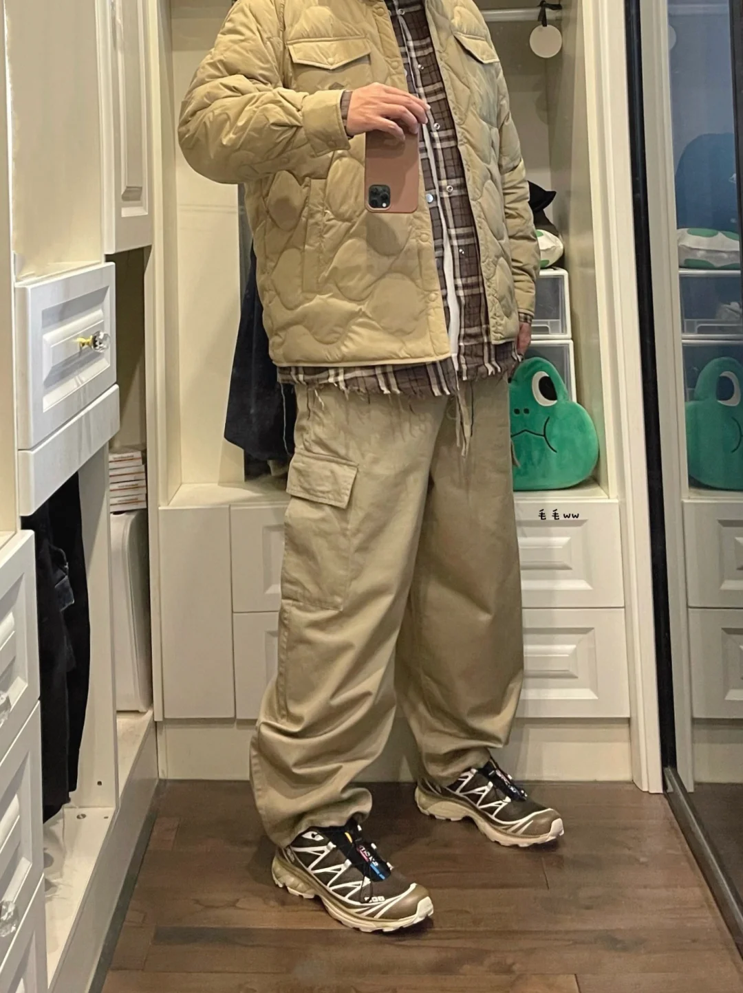 卡其色系｜工装裤穿搭