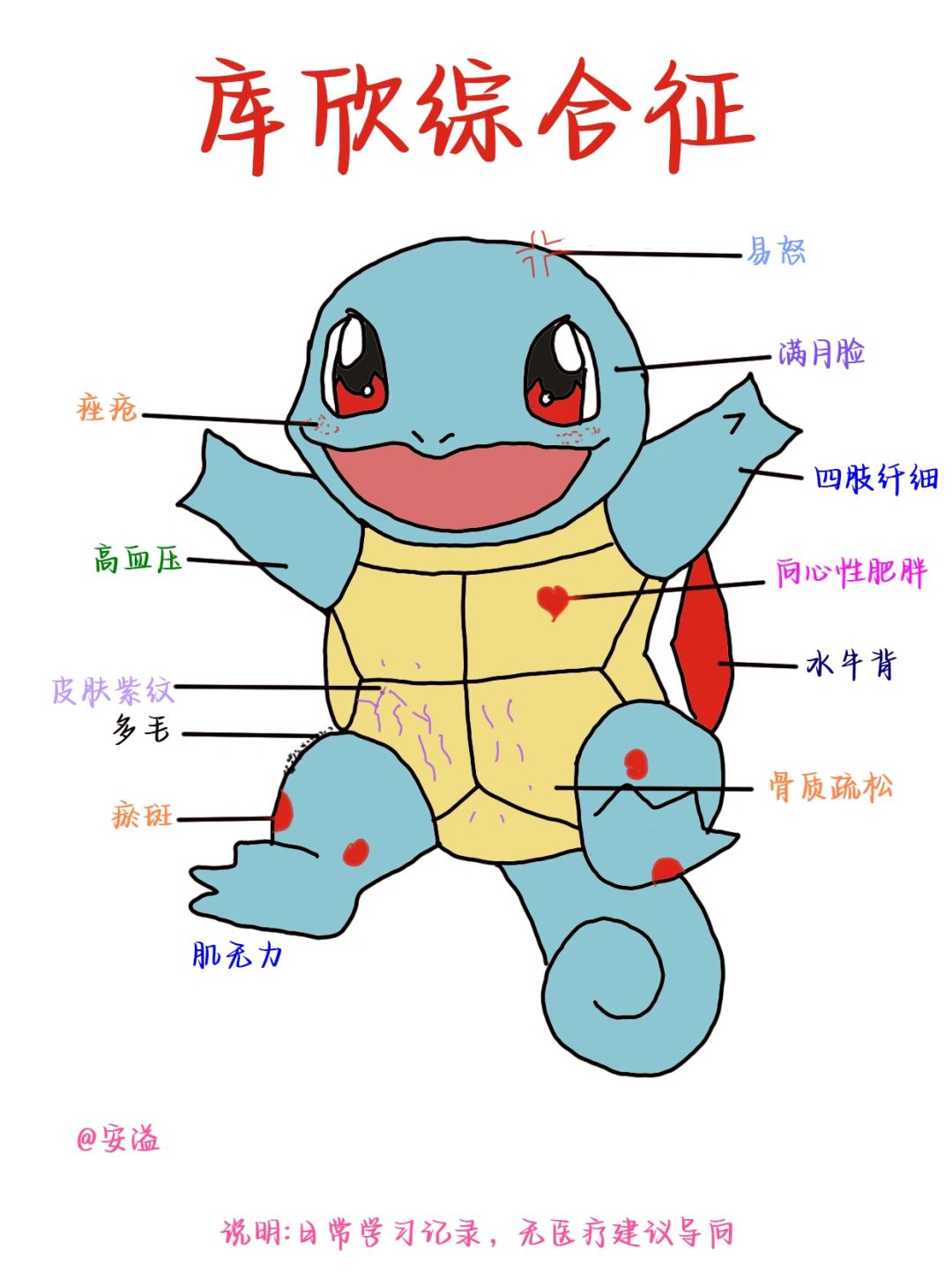 医学生绘本笔记‖库欣综合征