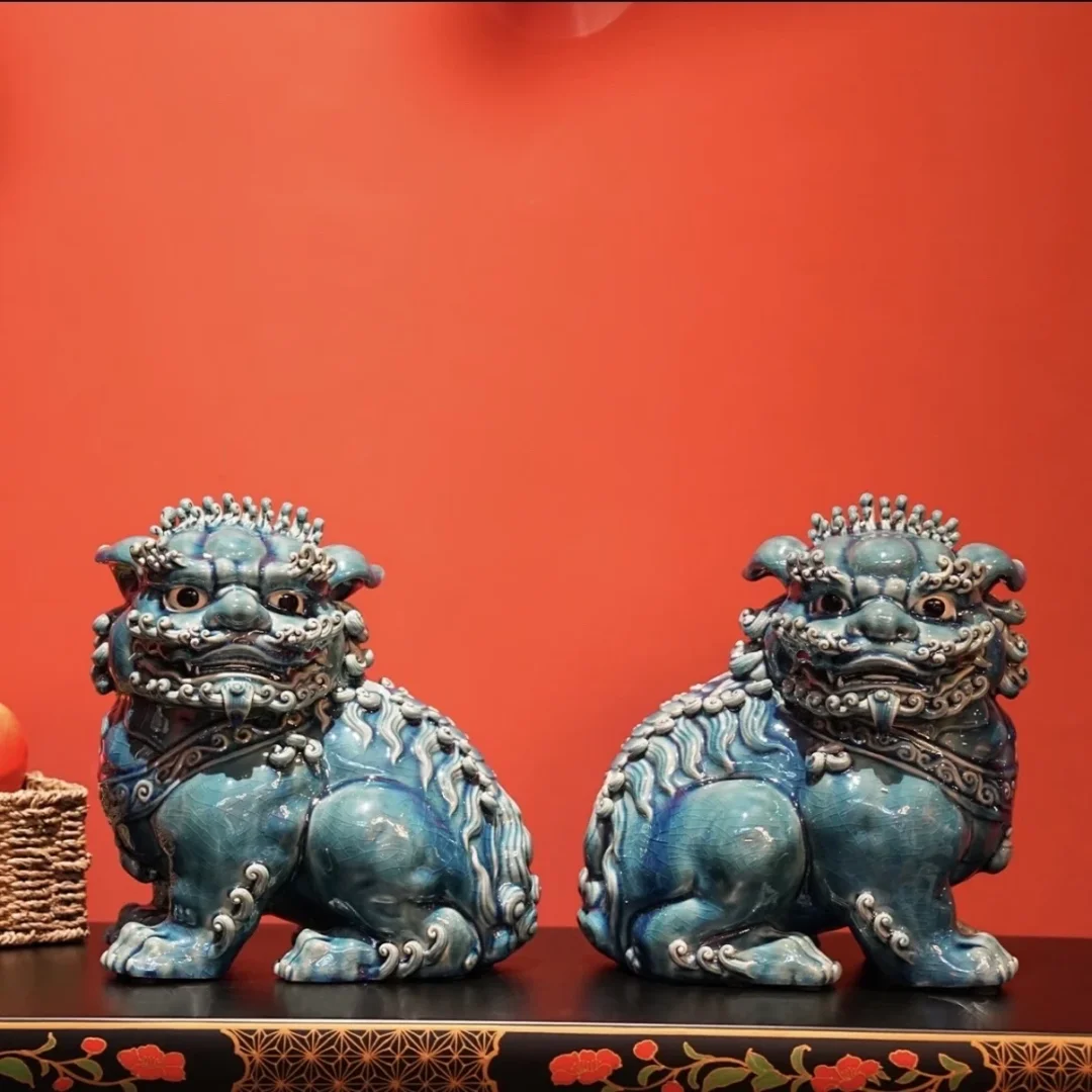 谁能不爱这对镇宅神兽呀！