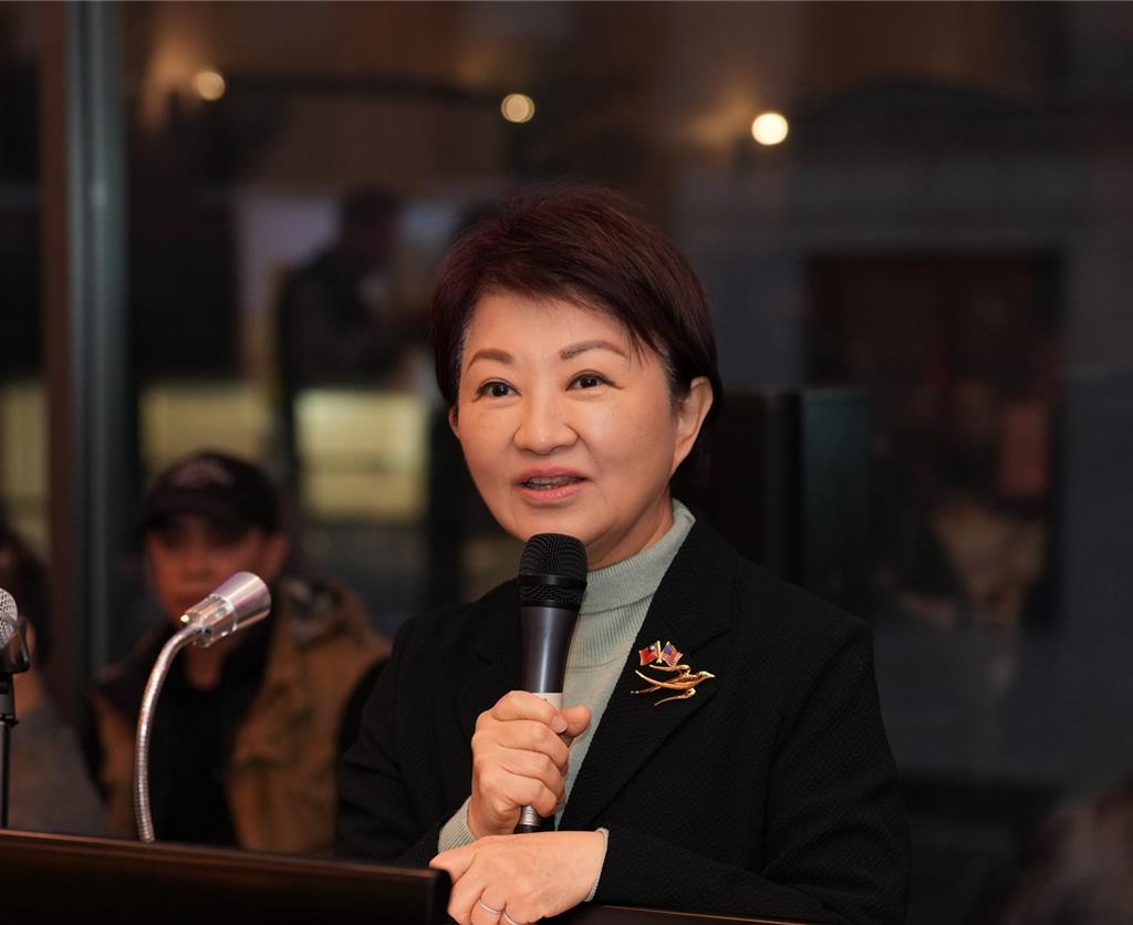 和民进党比赛亲美！卢秀燕：巩固台美关系是重要目的
台中市长卢秀燕11日起展开为期