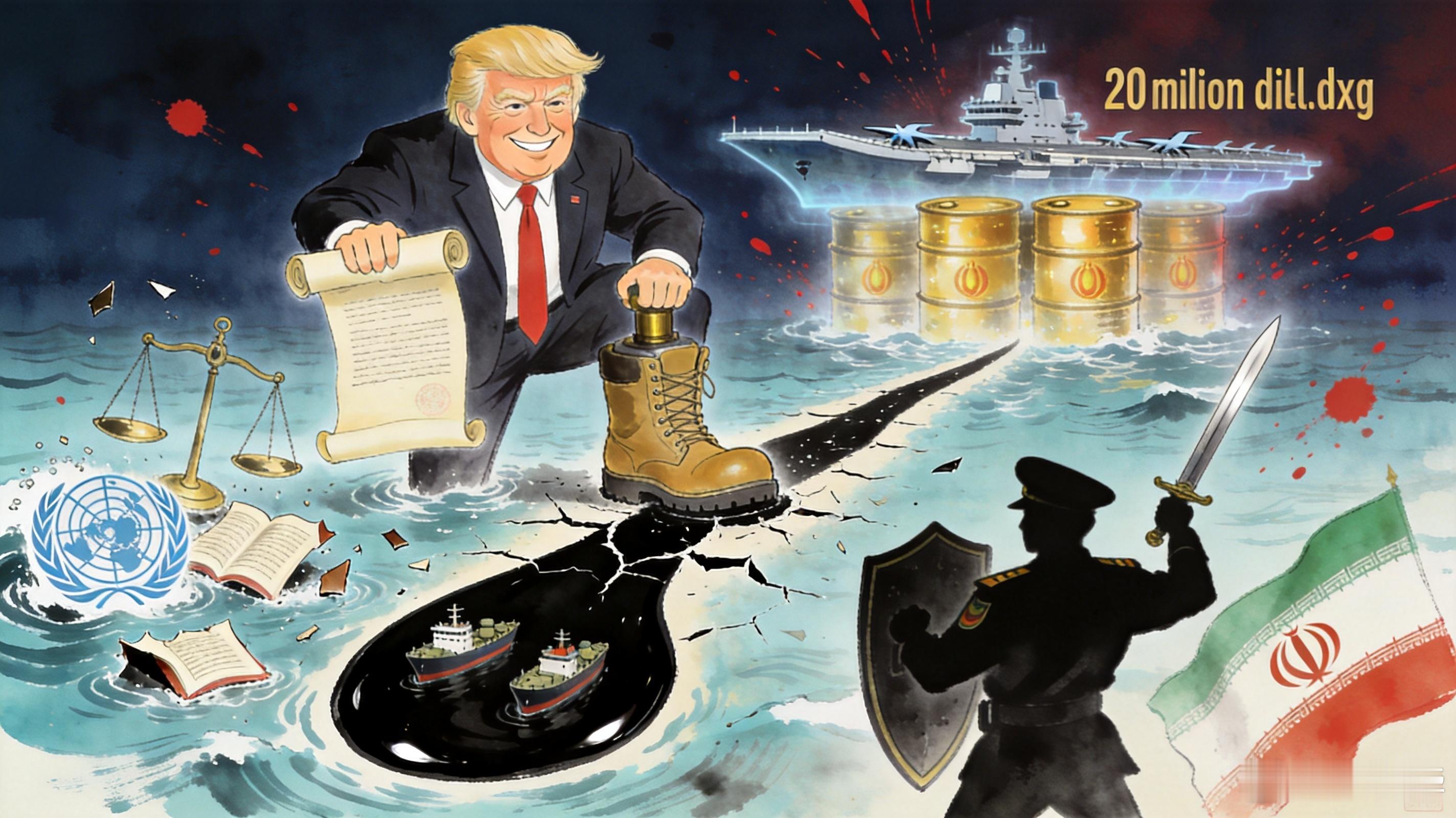 霍尔木兹被说成美国领土，这剧本我们帮特朗普写完特朗普要宣布霍尔木兹是「美国领土」