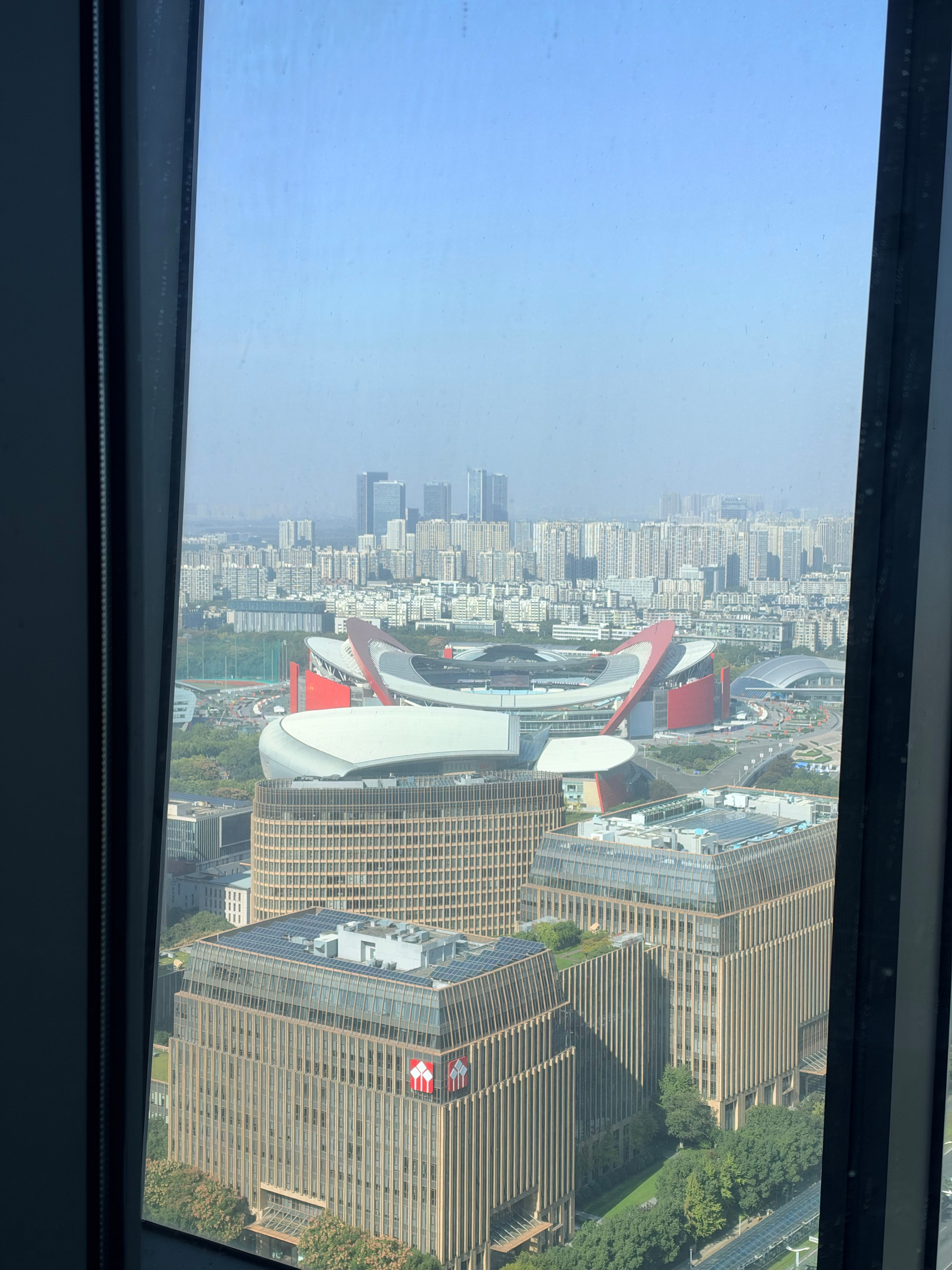 到达南京，南京圣奥体好漂亮[打call]  ​​​