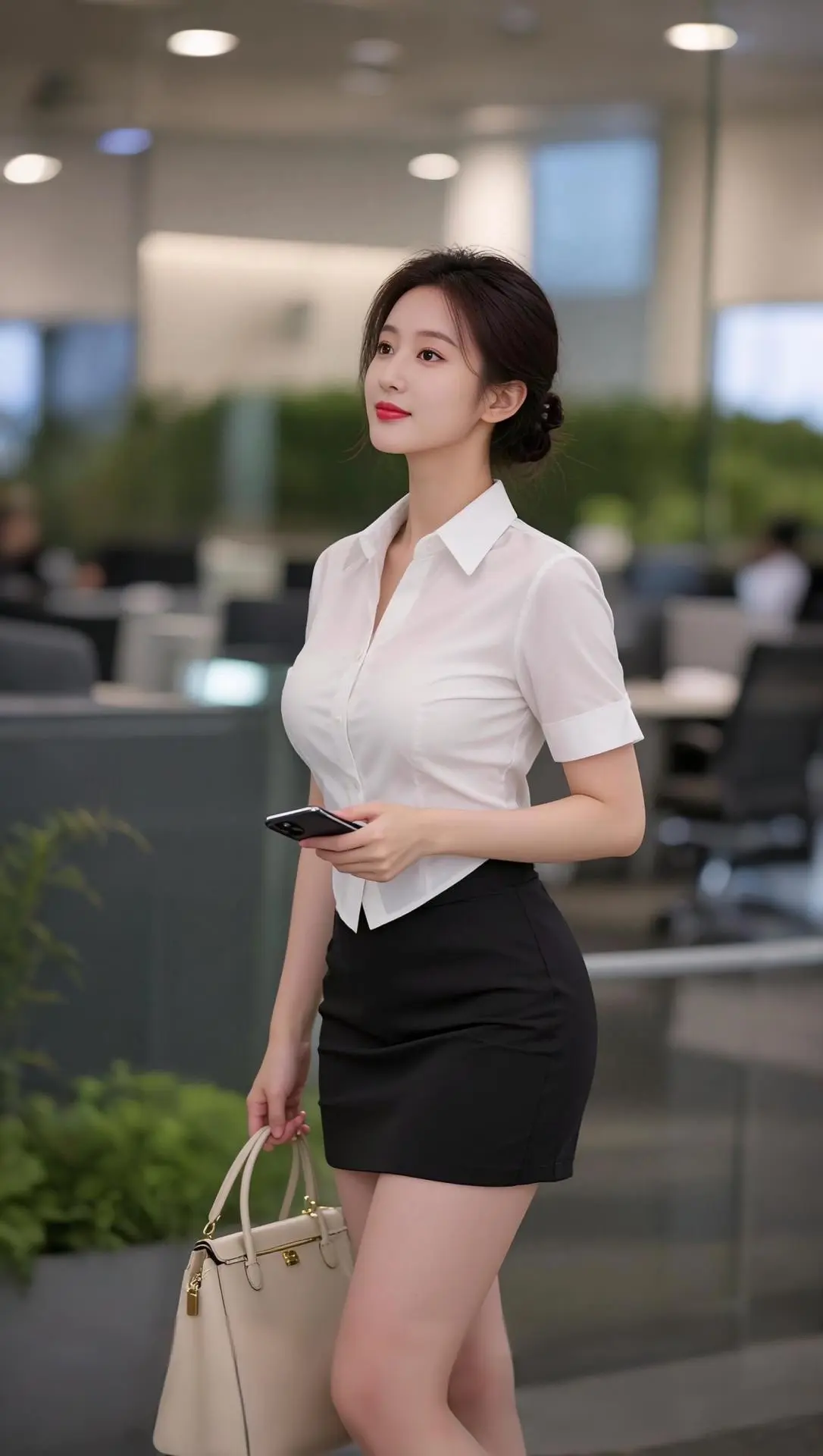 AI丰满职场写真 随变ai随便玩