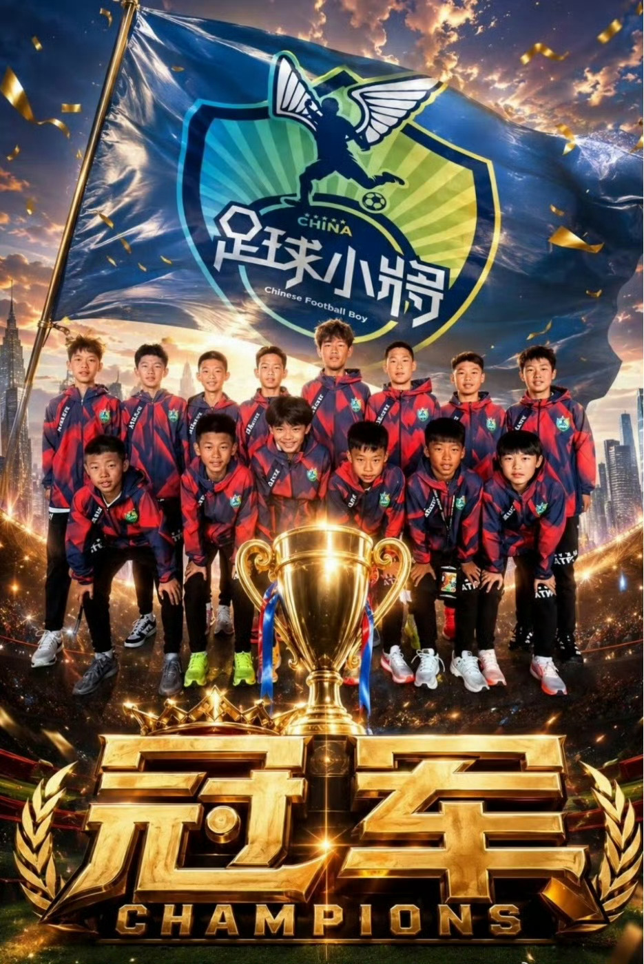 U12小世界杯中国队夺冠现在宣传癫成这样了？太不靠谱了，这是害董路董路人不错，有