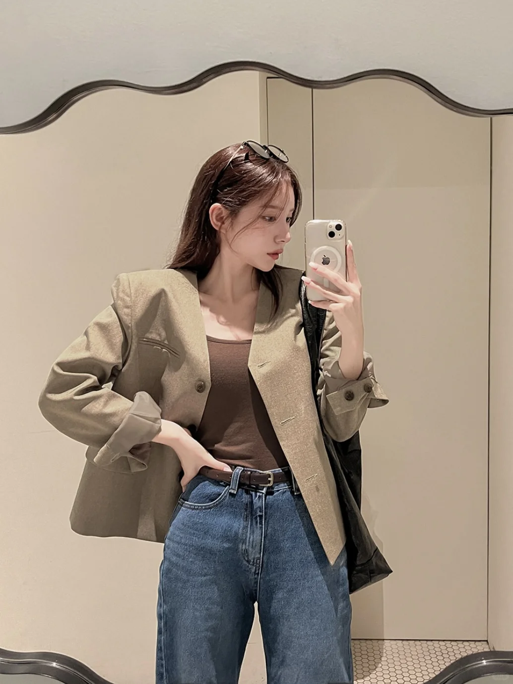 韩国欧尼🇰🇷时髦气质穿搭