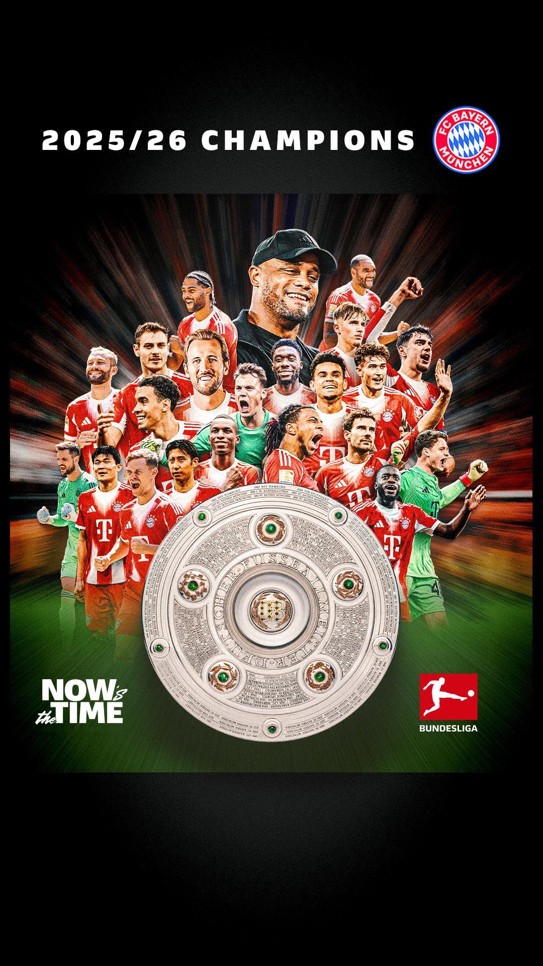 德甲官方也出了一张35冠海报！感觉挺不错！拜仁实时热搜创作激励计划