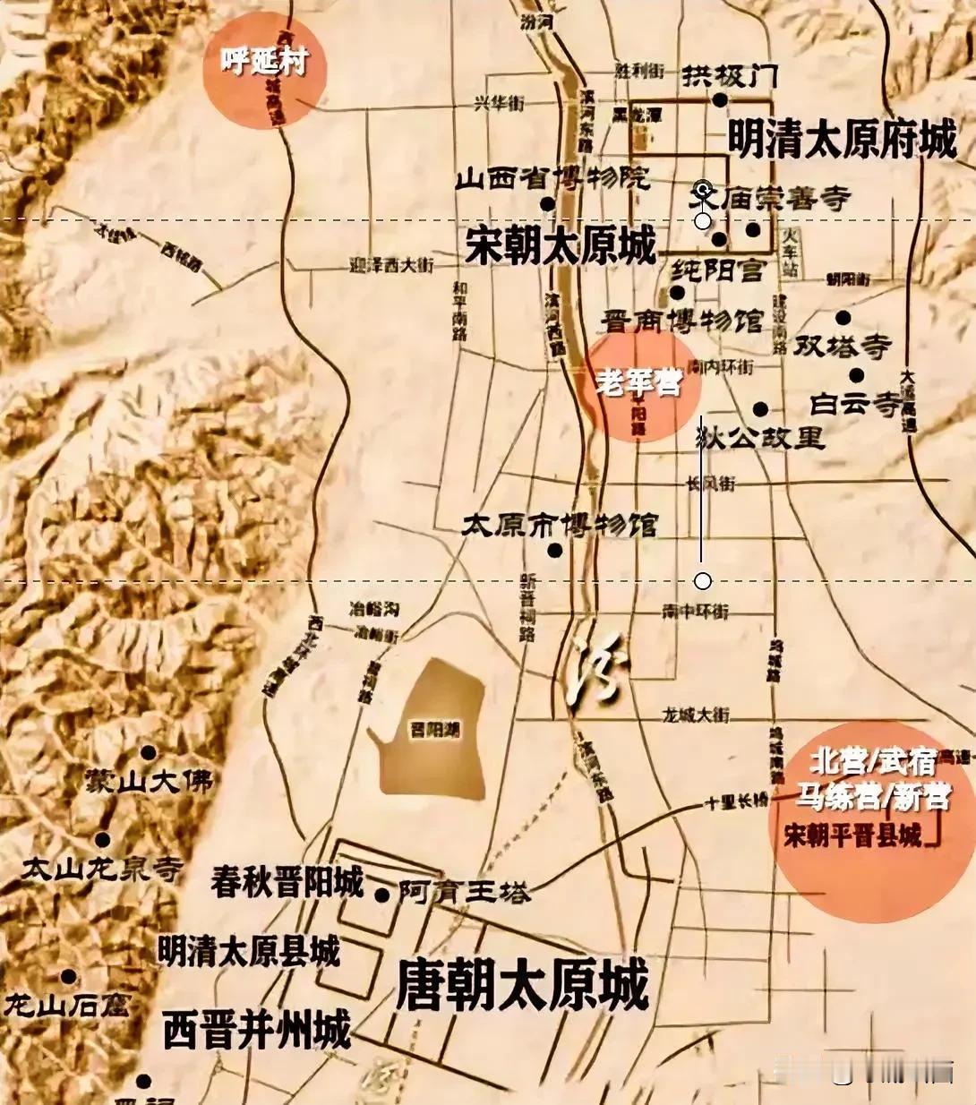 太原自古被称为兵家必争之地，古代得太原者左面可以西渡黄河进攻关中，夺取中央政权，