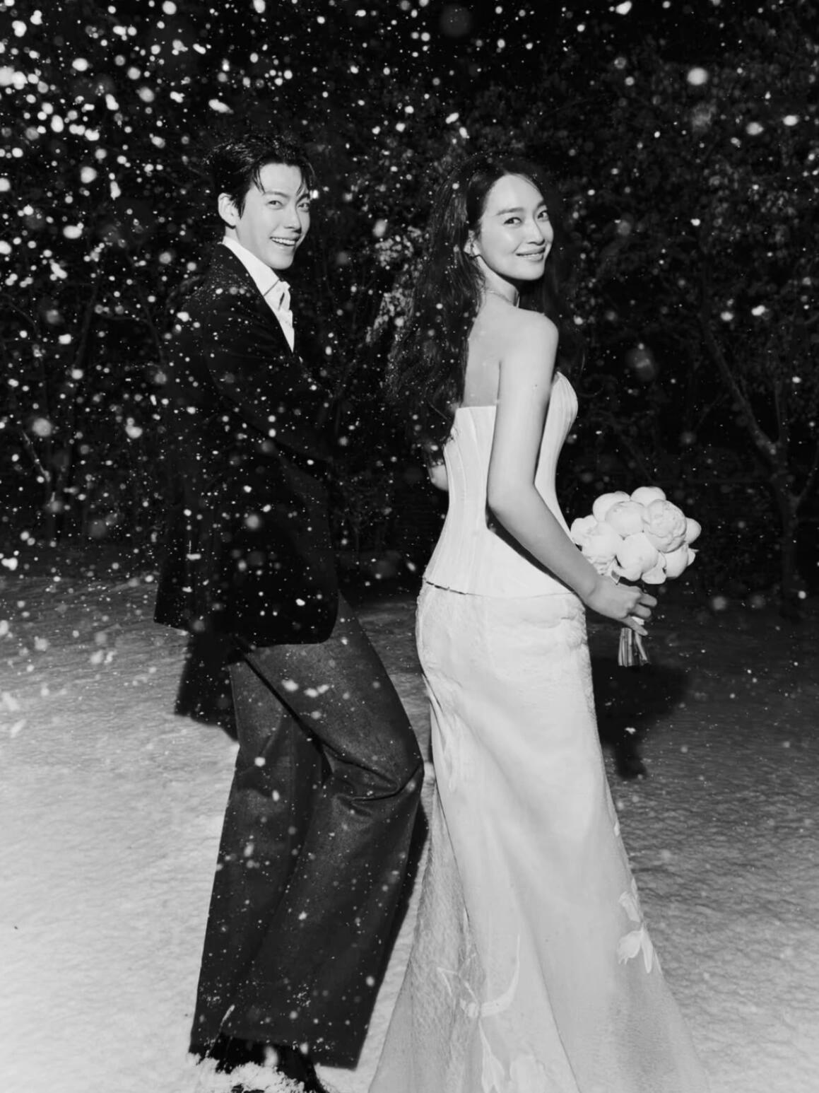 橘子夜聊 品一品韩国艺人的婚纱照 