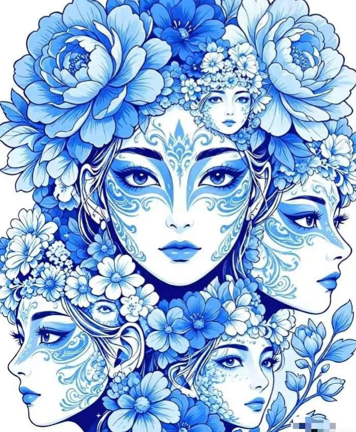 眼力测试，看看你能找看出几张人脸呢？[比心]我看到了7张，据说最少有8张。快来找