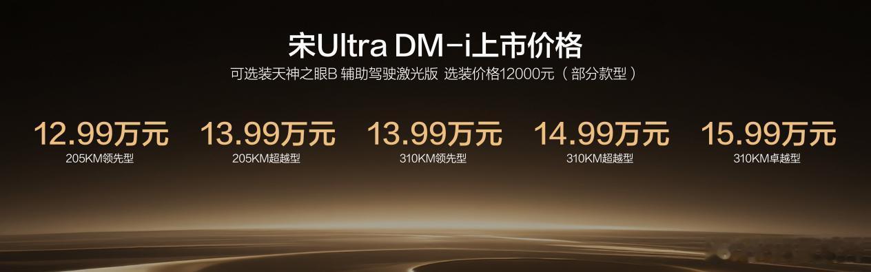 性价比卷王诞生！比亚迪宋Ultra DM-i重塑13万级B级插混SUV格局家用B