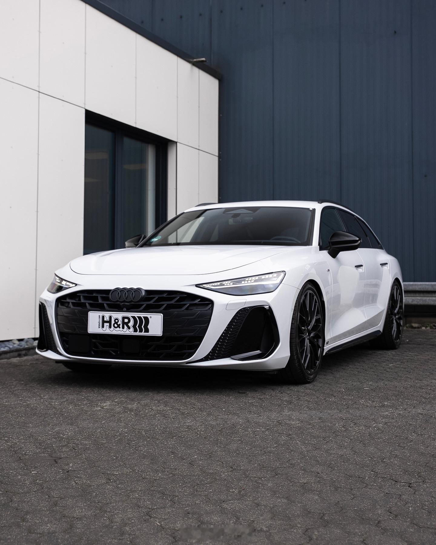 白色奥迪A6 Avant还是更好看A6L就适合黑色 