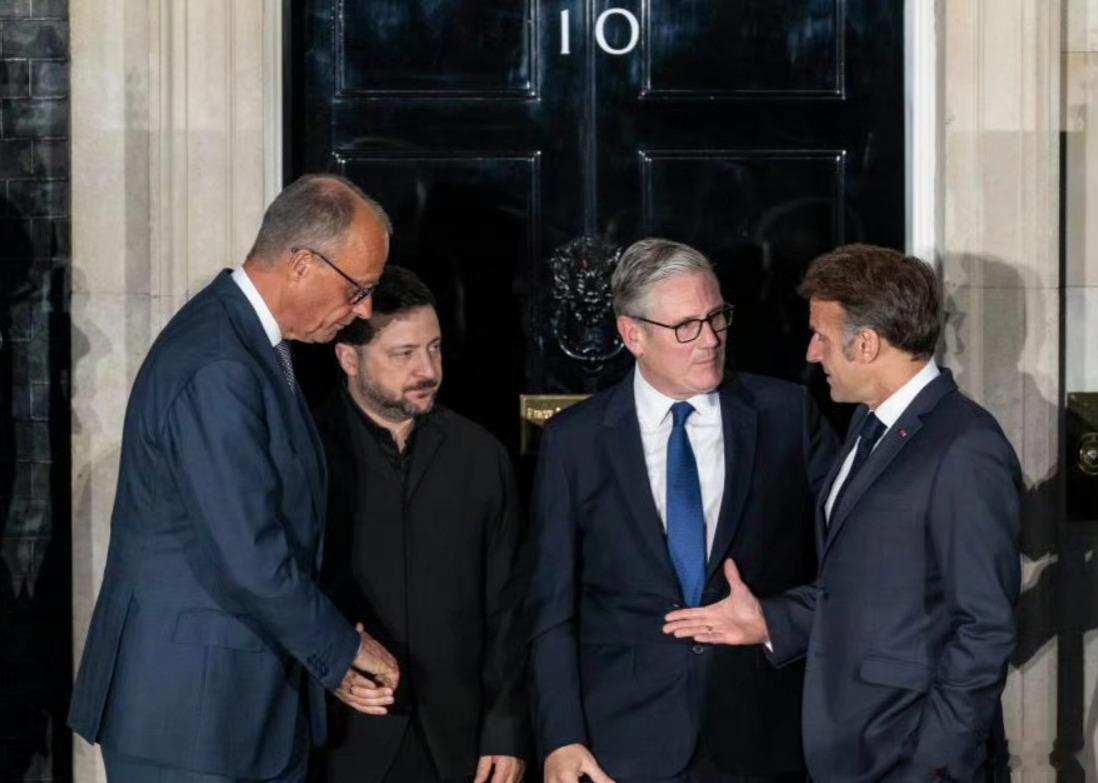 英国伦敦，英法德乌就俄乌问题达成共识，敦促俄罗斯与乌克兰以当前接触线为基础进行直