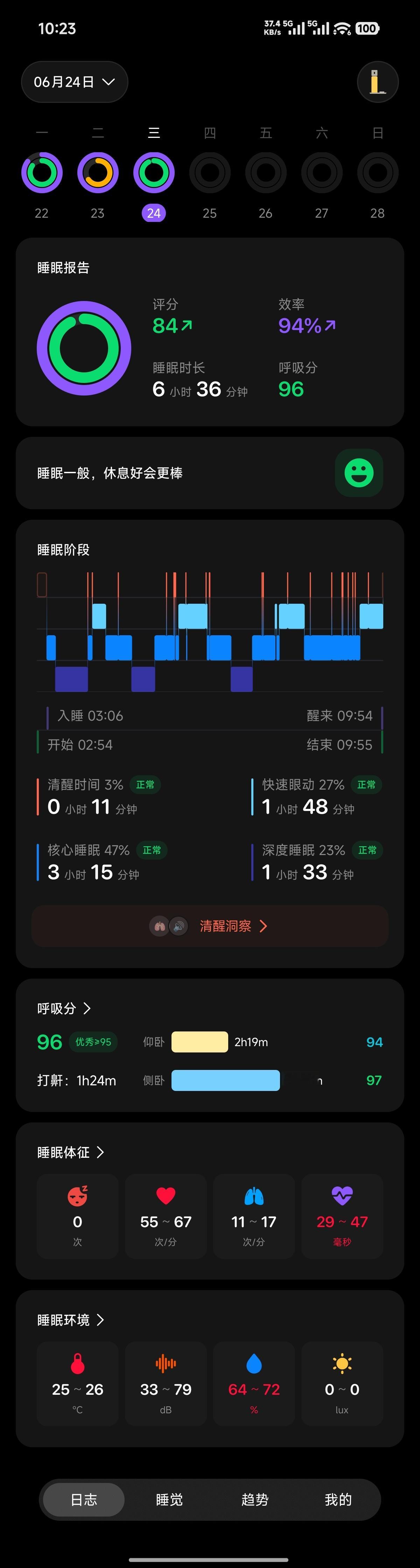 【睡眠打卡】 
