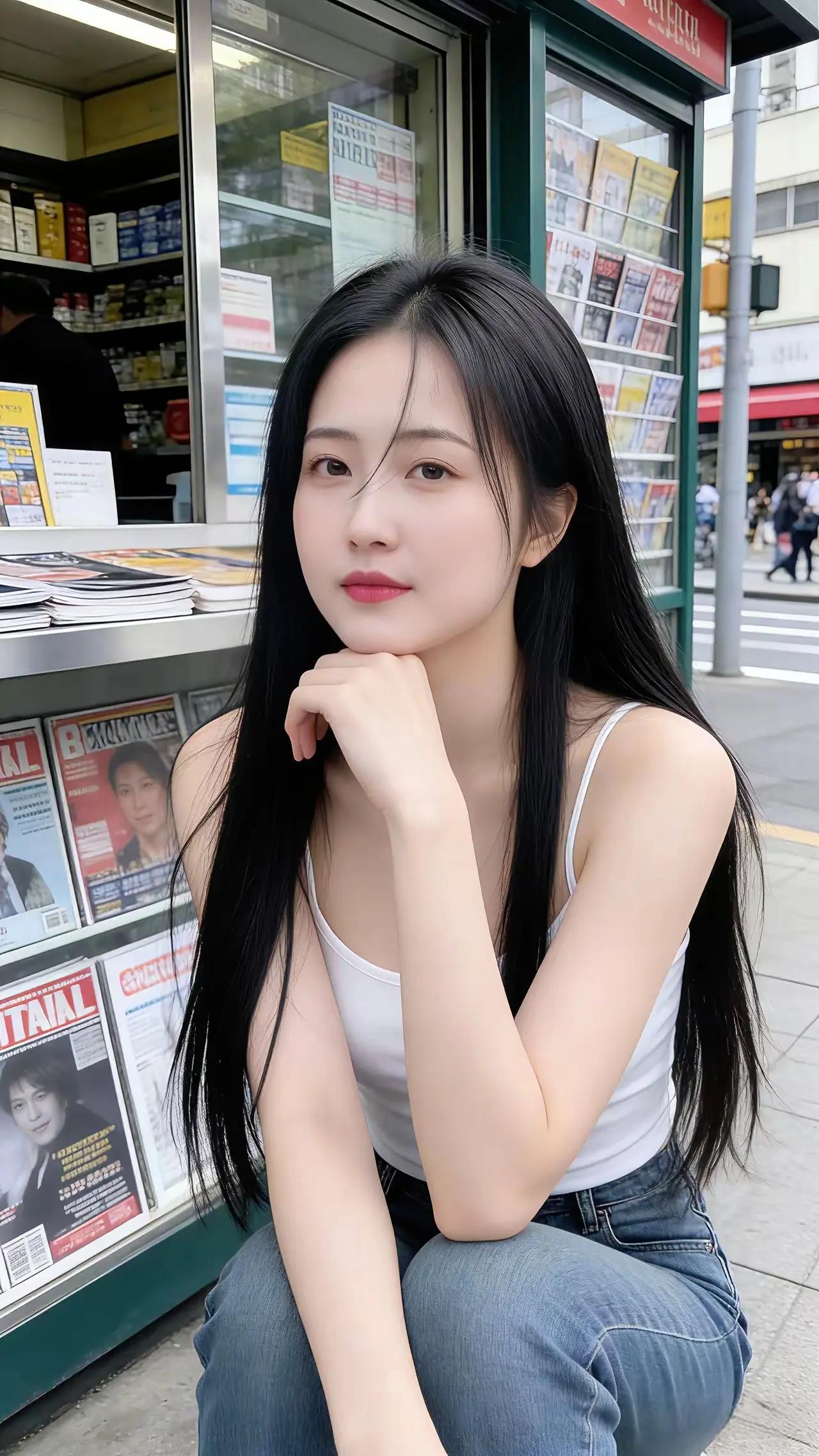 甜妹穿搭随意拍 原相机迷之角度