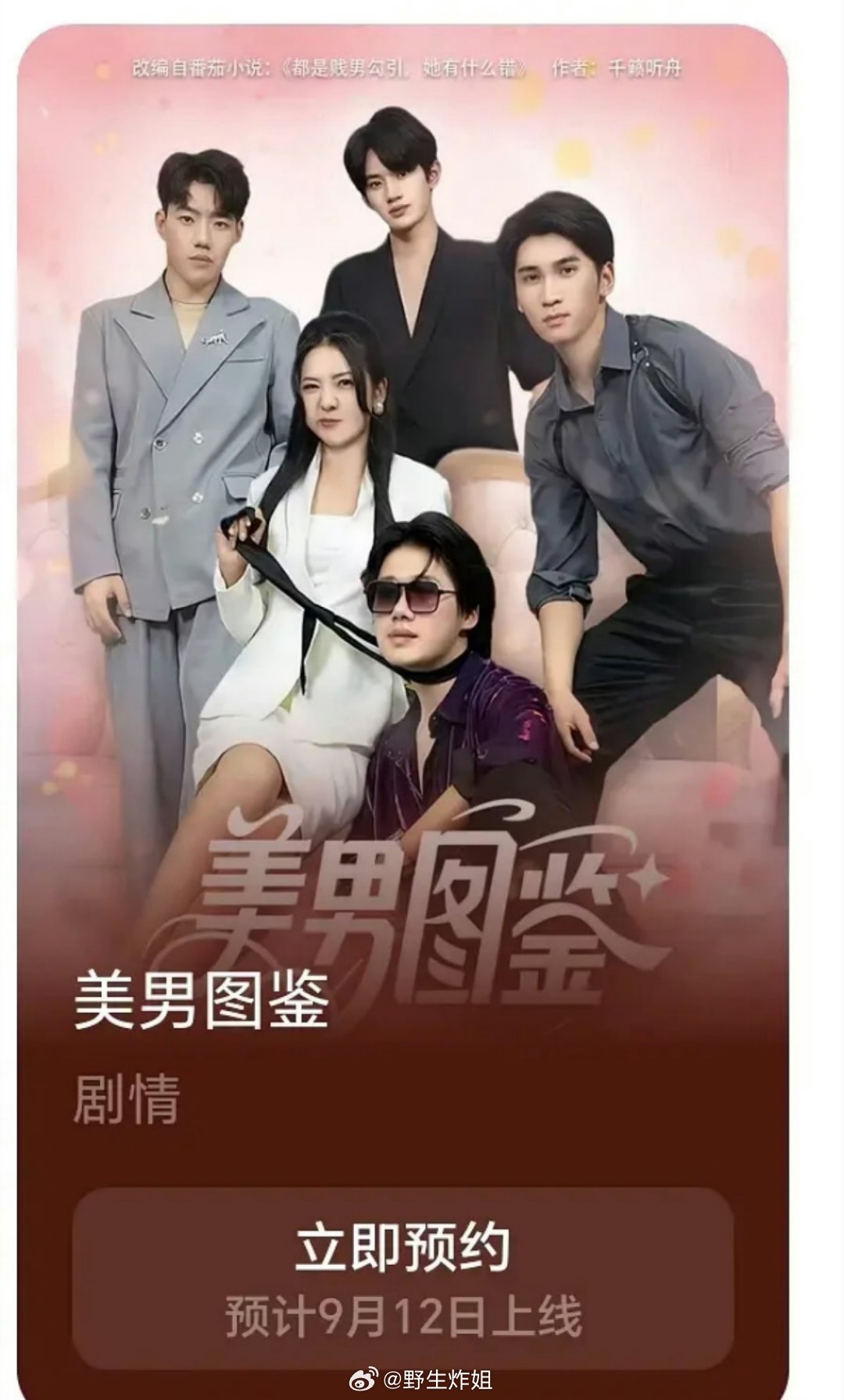 《美男图鉴》和美男的关系是？ ​​​