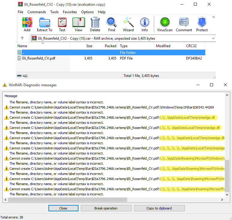 WinRAR高危漏洞遭全球黑客疯狂利用